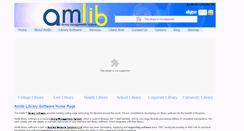 Desktop Screenshot of amlib.co.uk